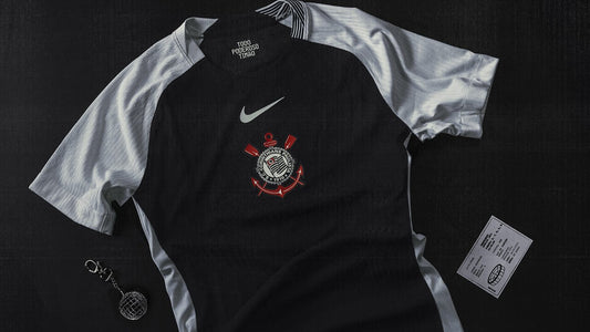 Camisa Reserva do Corinthians 2025-2026: A Raça Alvinegra para os Pequenos Gaviões!