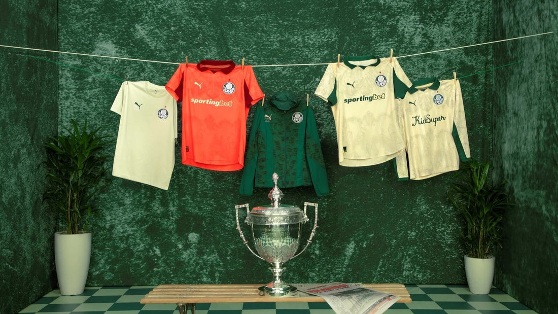 Palmeiras no Mundial 2025: Chegou a Camisa Dourada KidSuper para os Mini Torcedores!