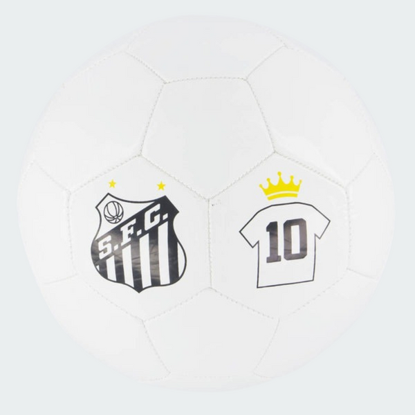 Bola Santos Campo Pelé Branca