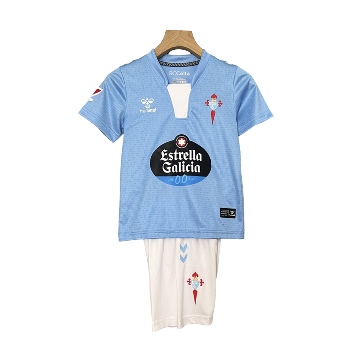 Camisa infantil do Celta Vigo I 24/25. Conforto e paixão pelo clube. Compre já!