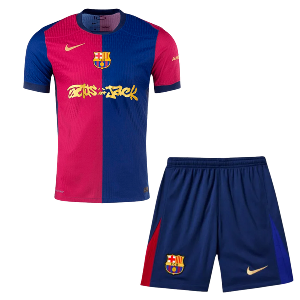 Kit Infantil Barcelona X Travis Scott I 24/25