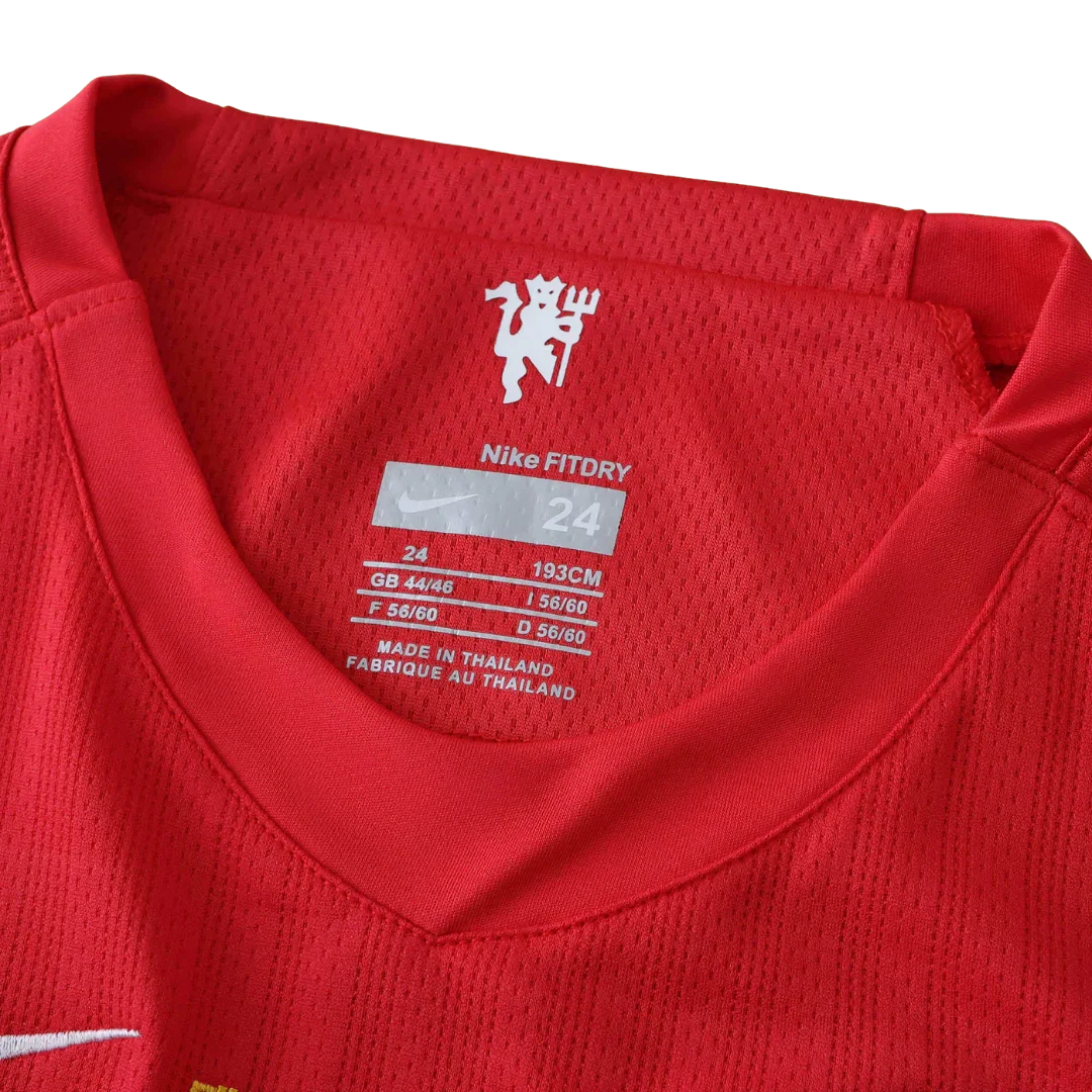 Camisa oficial Nike Manchester United infantil, kit Mini Mantos para os pequenos torcedores