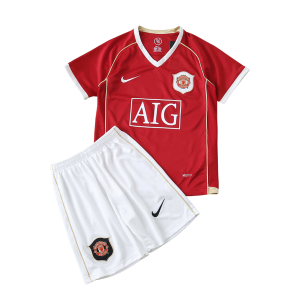 Kit Infantil Retrô Manchester United I 06/07