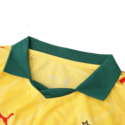 Camisa oficial infantil Puma Camarões kit Mini Mantos