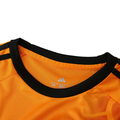 Camisa infantil oficial Mini Mantos kit Wolverhampton Adidas