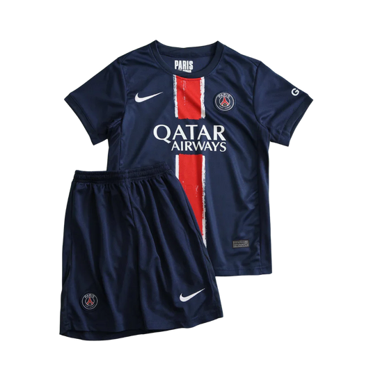 Kit infantil oficial Paris Saint-Germain 4ª camisa Mini Mantos