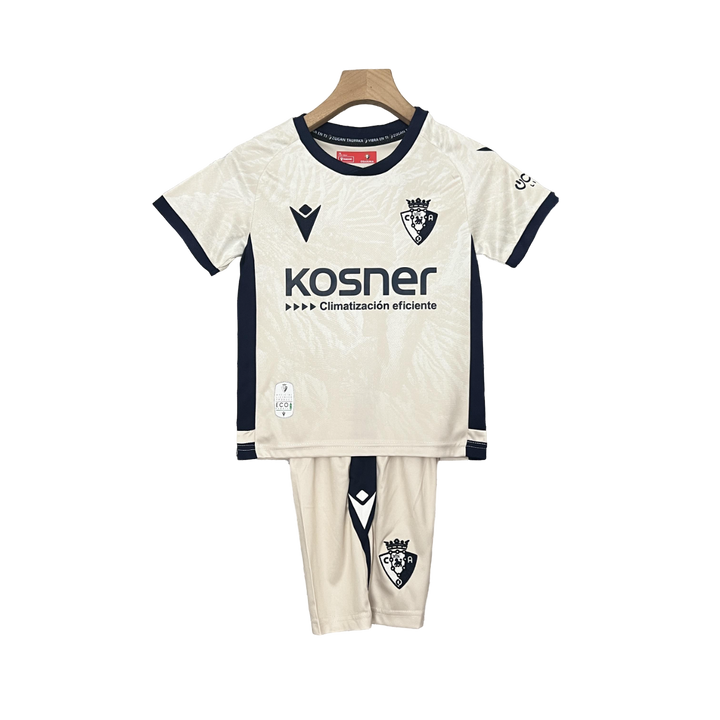 Camisa infantil do Osasuna II 24/25. Perfeita para os pequenos torcedores. Garanta a sua!