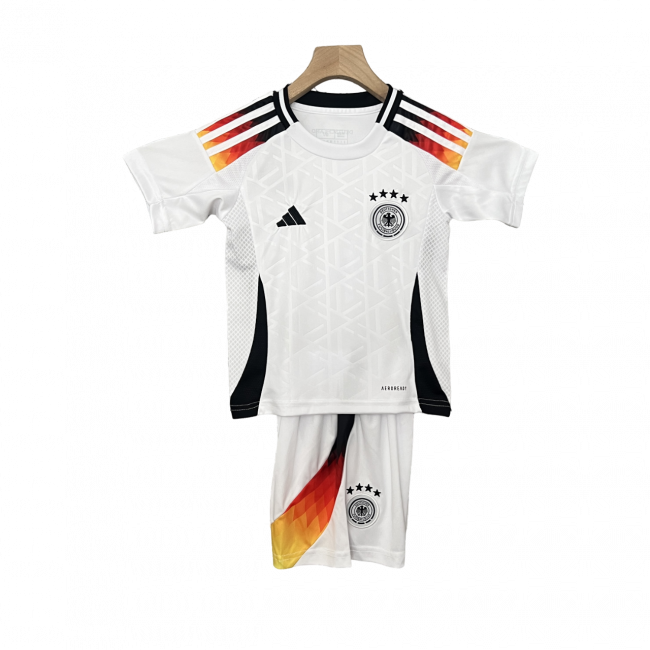 Camisa infantil da Alemanha I 24/25. Perfeita para os pequenos torcedores. Garanta a sua!