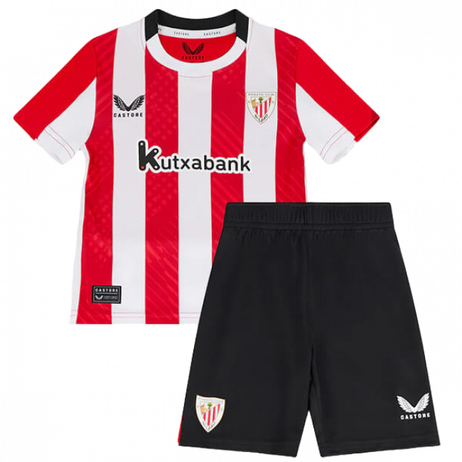 Camisa infantil do Athletic Bilbao I 24/25. Estilo e qualidade para os fãs do clube. Compre agora!