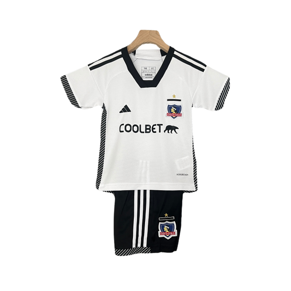Camisa infantil do Colo Colo I 24/25. Ideal para os pequenos torcedores. Adquira já!