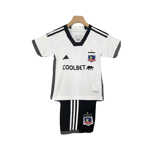Camisa infantil do Colo Colo I 24/25. Ideal para os pequenos torcedores. Adquira já!