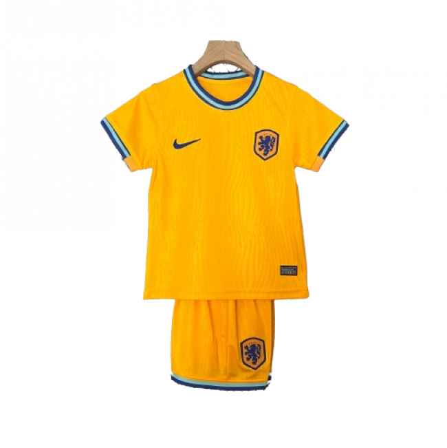 Camisa infantil da Holanda I 24/25. Perfeita para os pequenos torcedores. Garanta a sua!