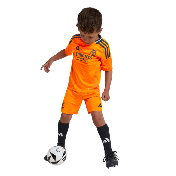 Camisa infantil do Real Madrid II 24/25. Conforto e estilo para os pequenos torcedores. Compre já!