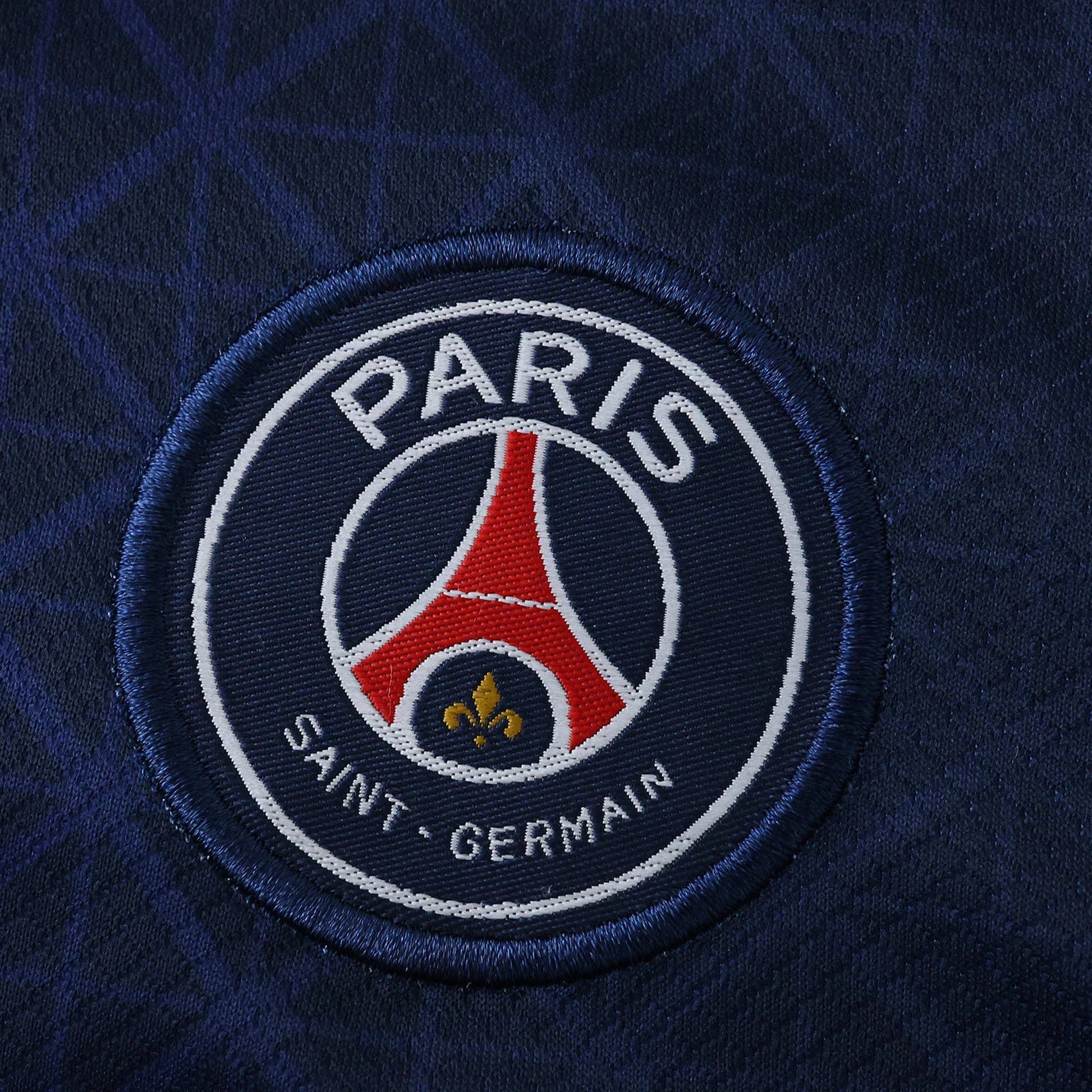 Camisa oficial PSG infantil, kit Mini Mantos. Escudo bordado do Paris Saint-Germain