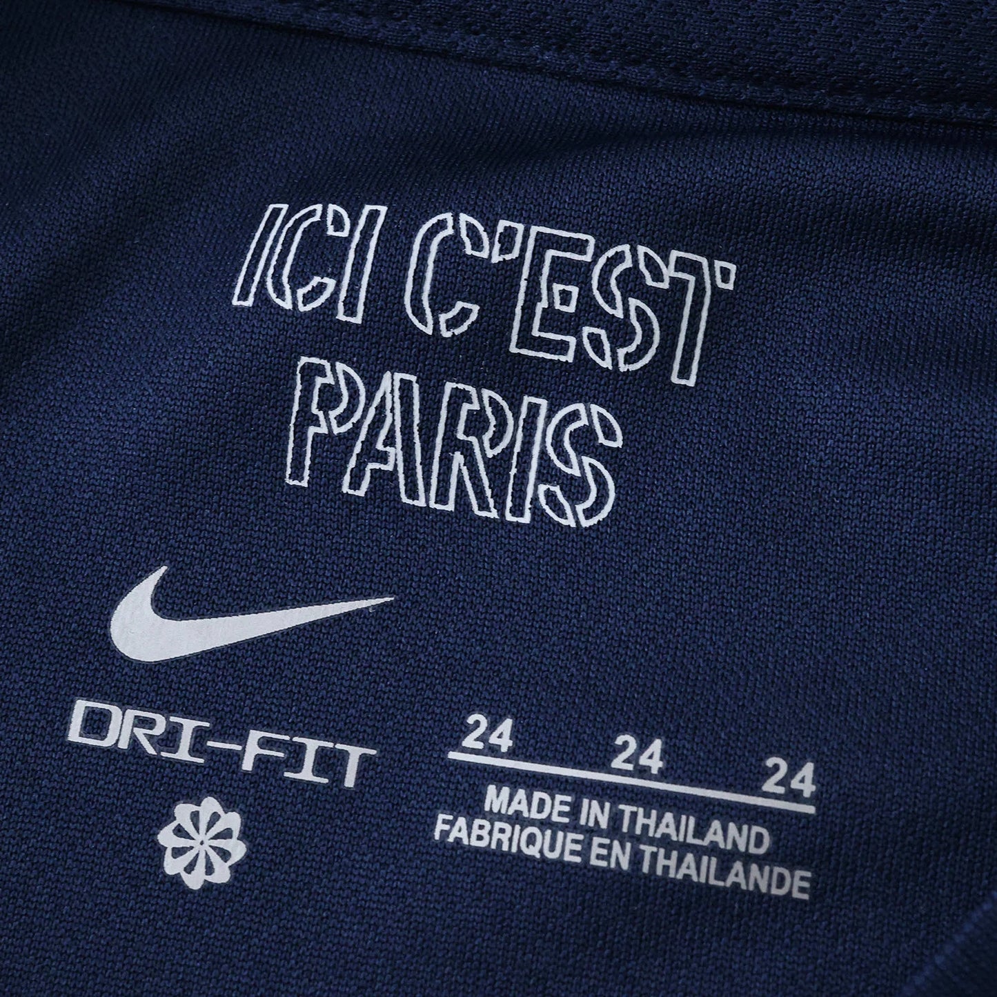 Camisa oficial infantil PSG Dri-Fit ICI C'EST PARIS. Kit Mini Mantos.