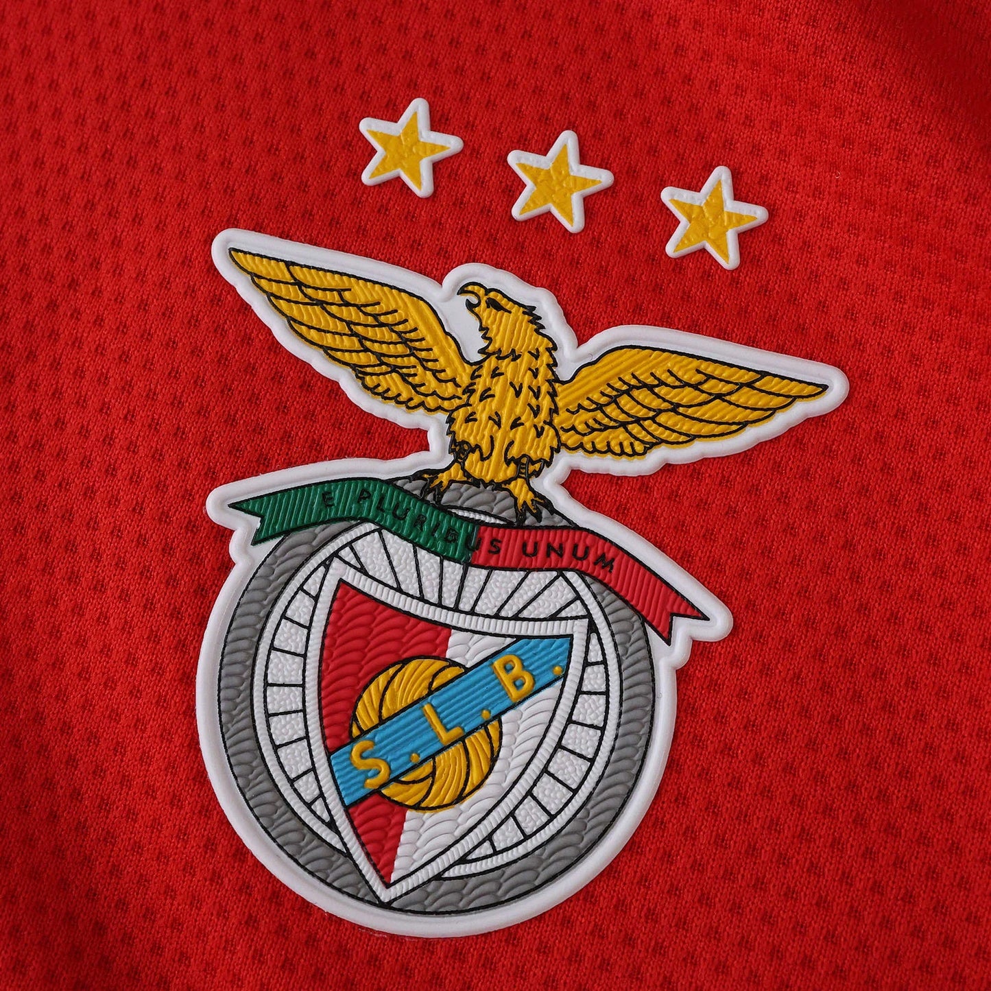 Camisa oficial infantil do Benfica Mini Mantos, kit emblema