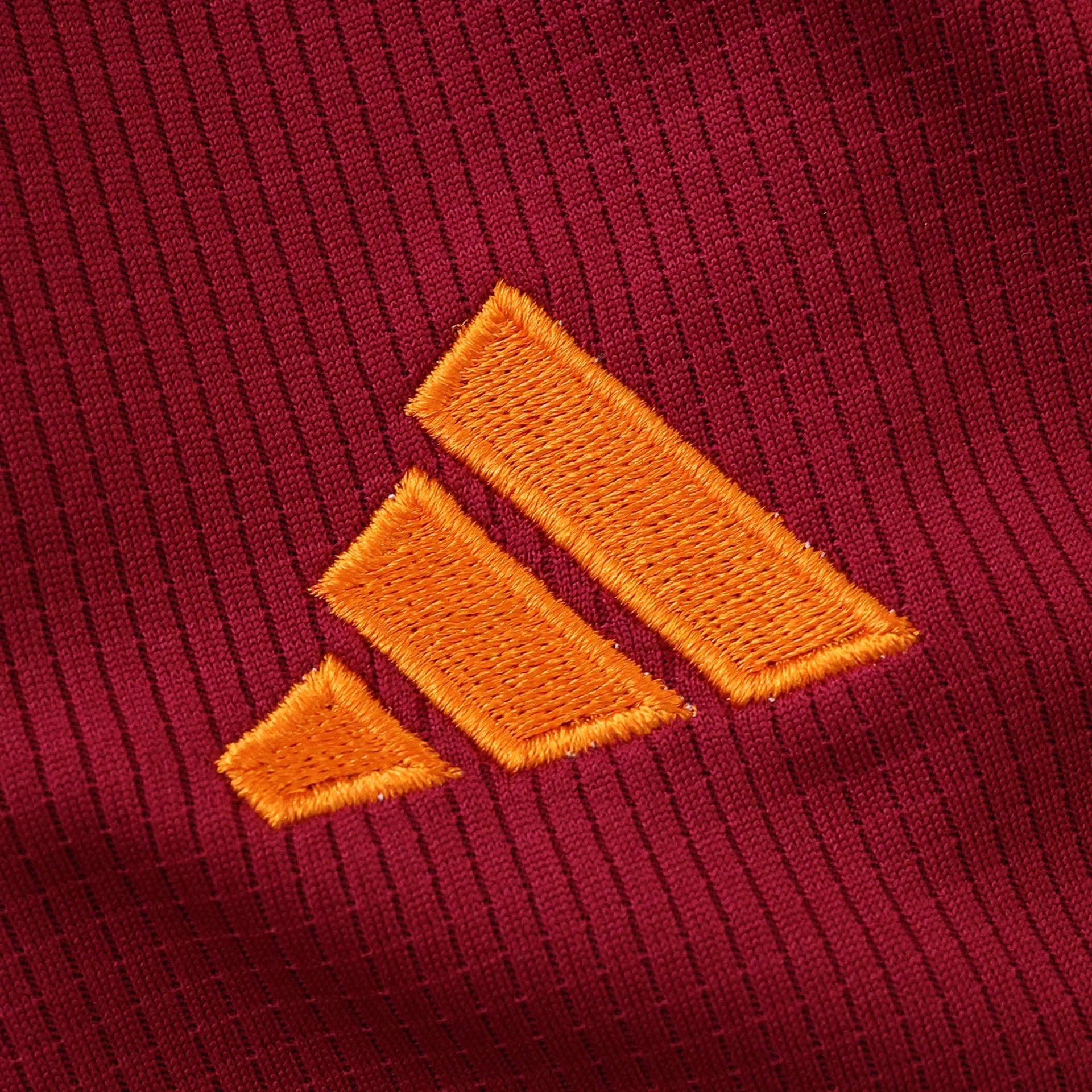 Camisa oficial infantil Mini Mantos AS Roma kit com logo Adidas bordado
