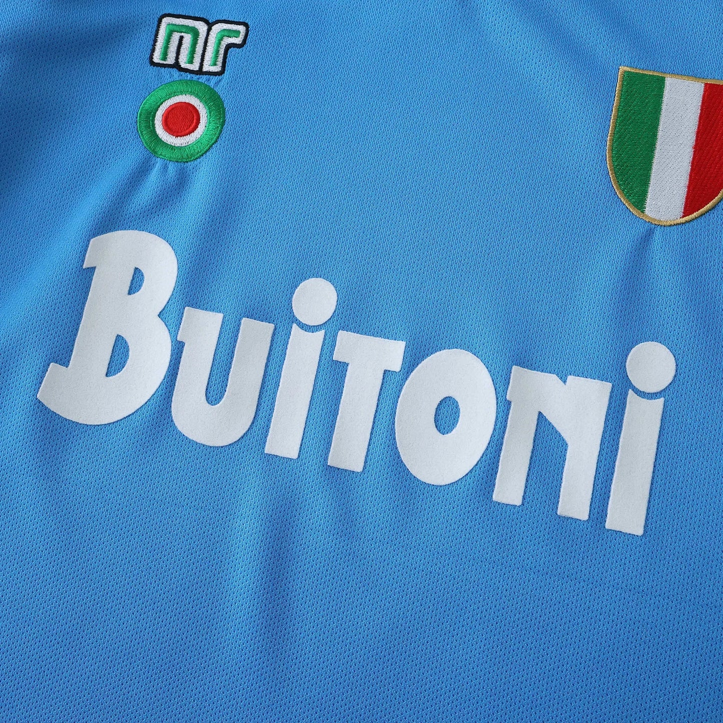 Camisa infantil oficial Napoli Mini Mantos kit Buitoni