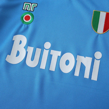 Camisa infantil oficial Napoli Mini Mantos kit Buitoni