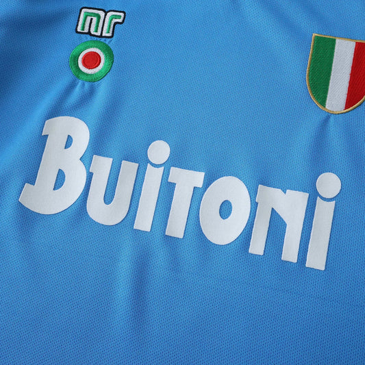 Camisa infantil oficial Napoli Mini Mantos kit Buitoni