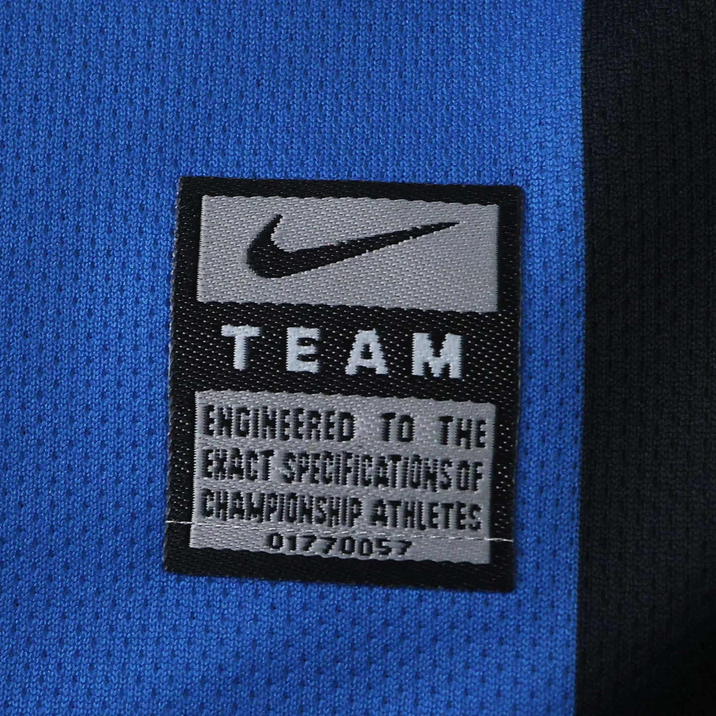 Tag oficial Nike TEAM camisa Inter Milan infantil, kit Mini Mantos
