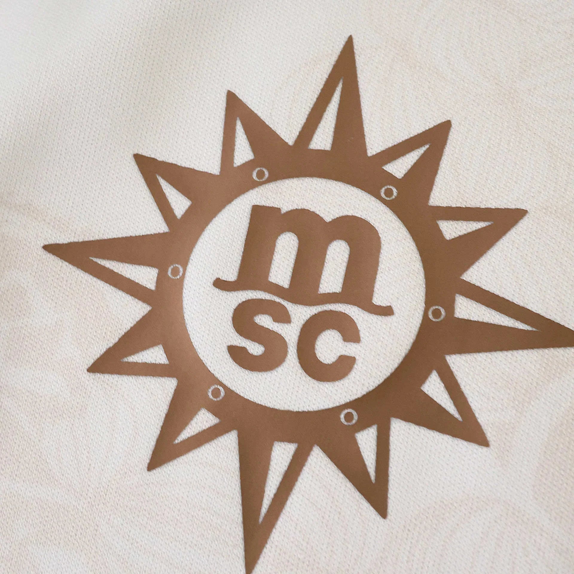 Camisa infantil oficial Mini Mantos kit Napoli com logo MSC em bronze