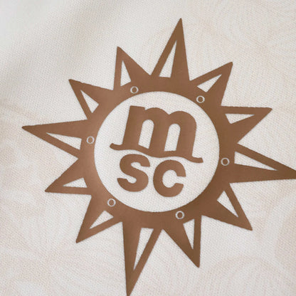 Camisa infantil oficial Mini Mantos kit Napoli com logo MSC em bronze