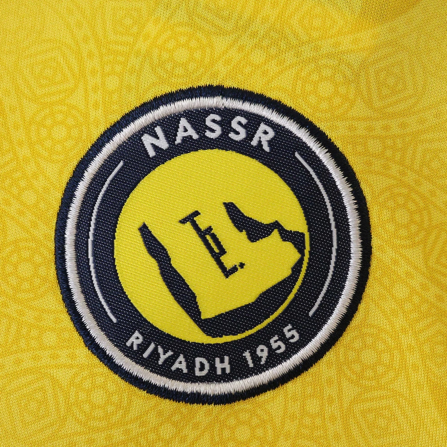 Camisa oficial Mini Mantos Nassr infantil, kit com emblema bordado