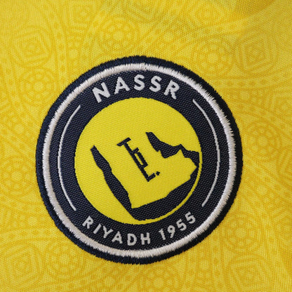Camisa oficial Mini Mantos Nassr infantil, kit com emblema bordado
