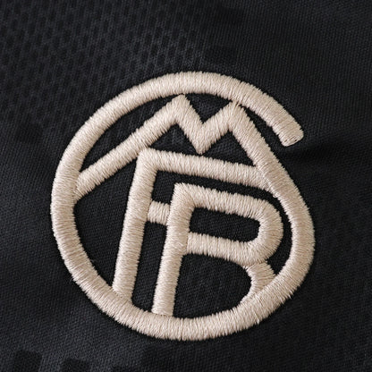 Logo bordado bege oficial Mini Mantos kit camisa de futebol infantil para crianças