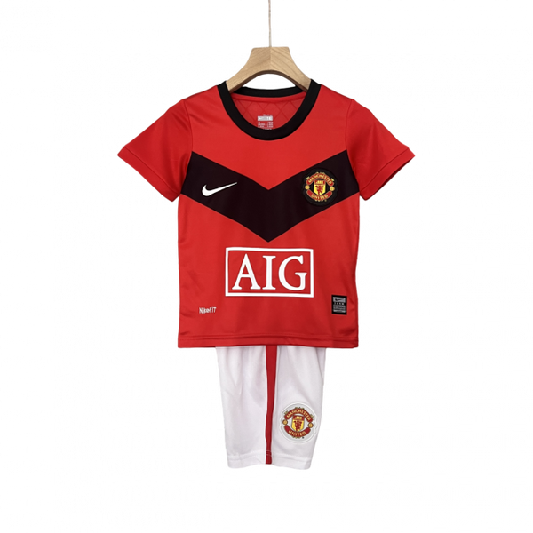 Kit Infantil Retrô Manchester United I 09/10