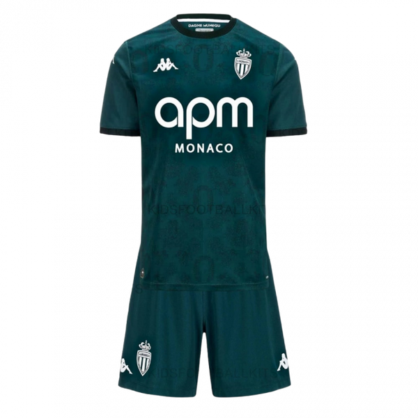 Camisa infantil do Mônaco II 24/25. Perfeita para os pequenos torcedores. Garanta a sua!