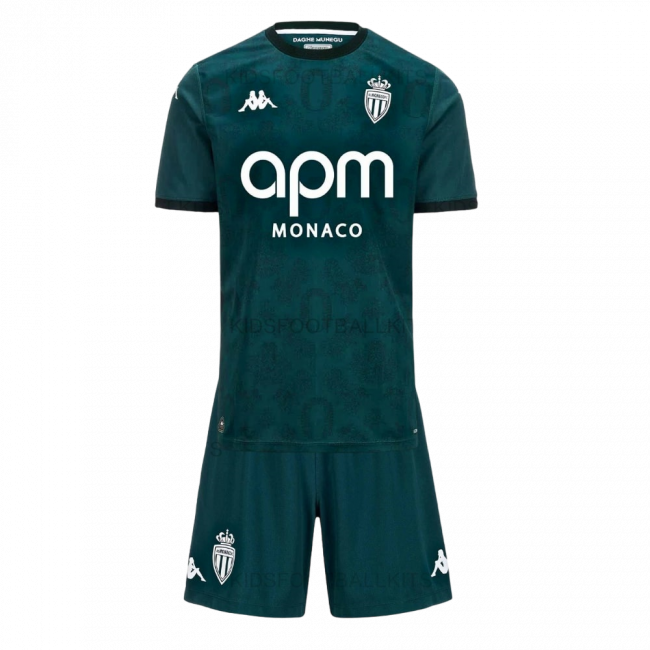 Camisa infantil do Mônaco II 24/25. Perfeita para os pequenos torcedores. Garanta a sua!