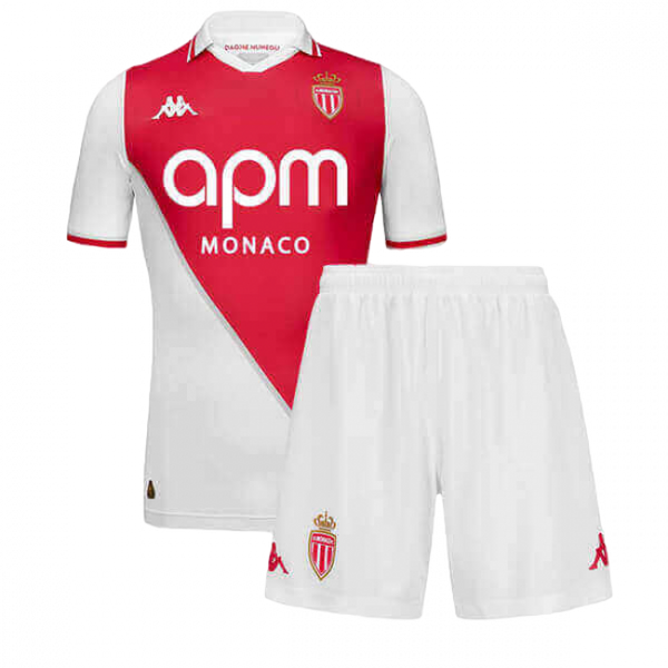 Camisa infantil do Mônaco I 24/25. Estilo e qualidade para os fãs do clube. Compre agora!