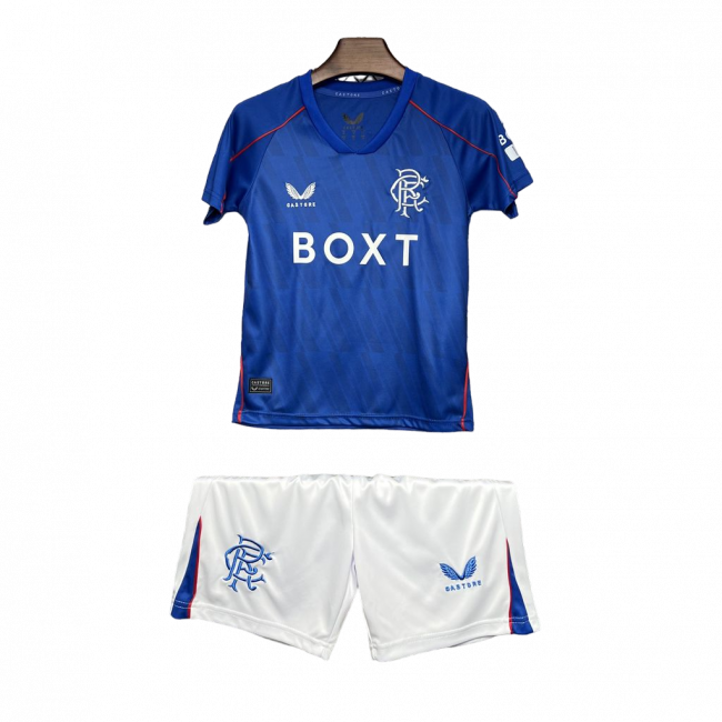 Camisa infantil do Rangers I 24/25. Conforto e paixão pelo clube. Compre já!