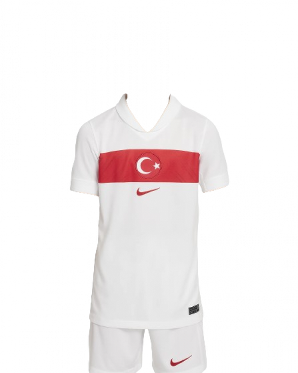 Camisa infantil da Turquia I 24/25. Perfeita para os pequenos torcedores. Garanta a sua!
