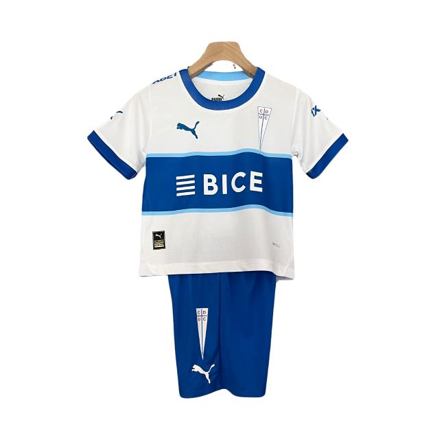 Camisa infantil da Universidad Católica I 24/25. Conforto e paixão pelo clube. Compre já!